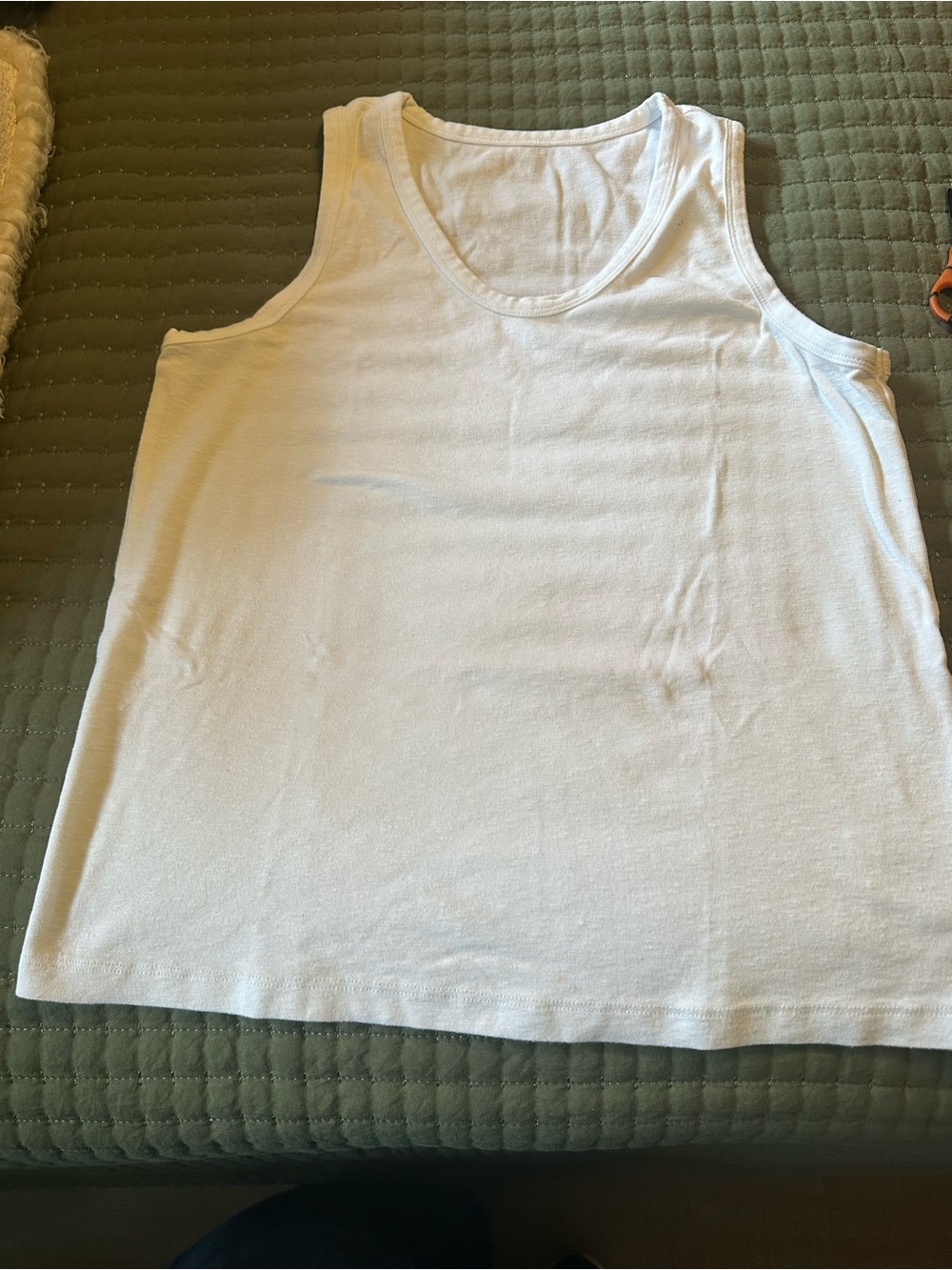 White Tank Top - Classic Cotton Sleeveless Shirt